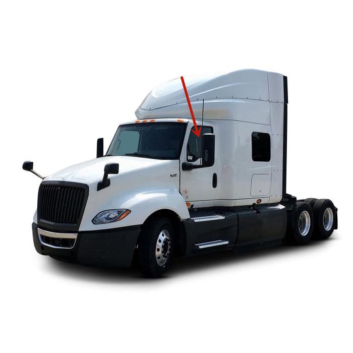 Tempered Driver Left Side Front Door Window Door Glass Compatible with International LT625 2019-2020 Models