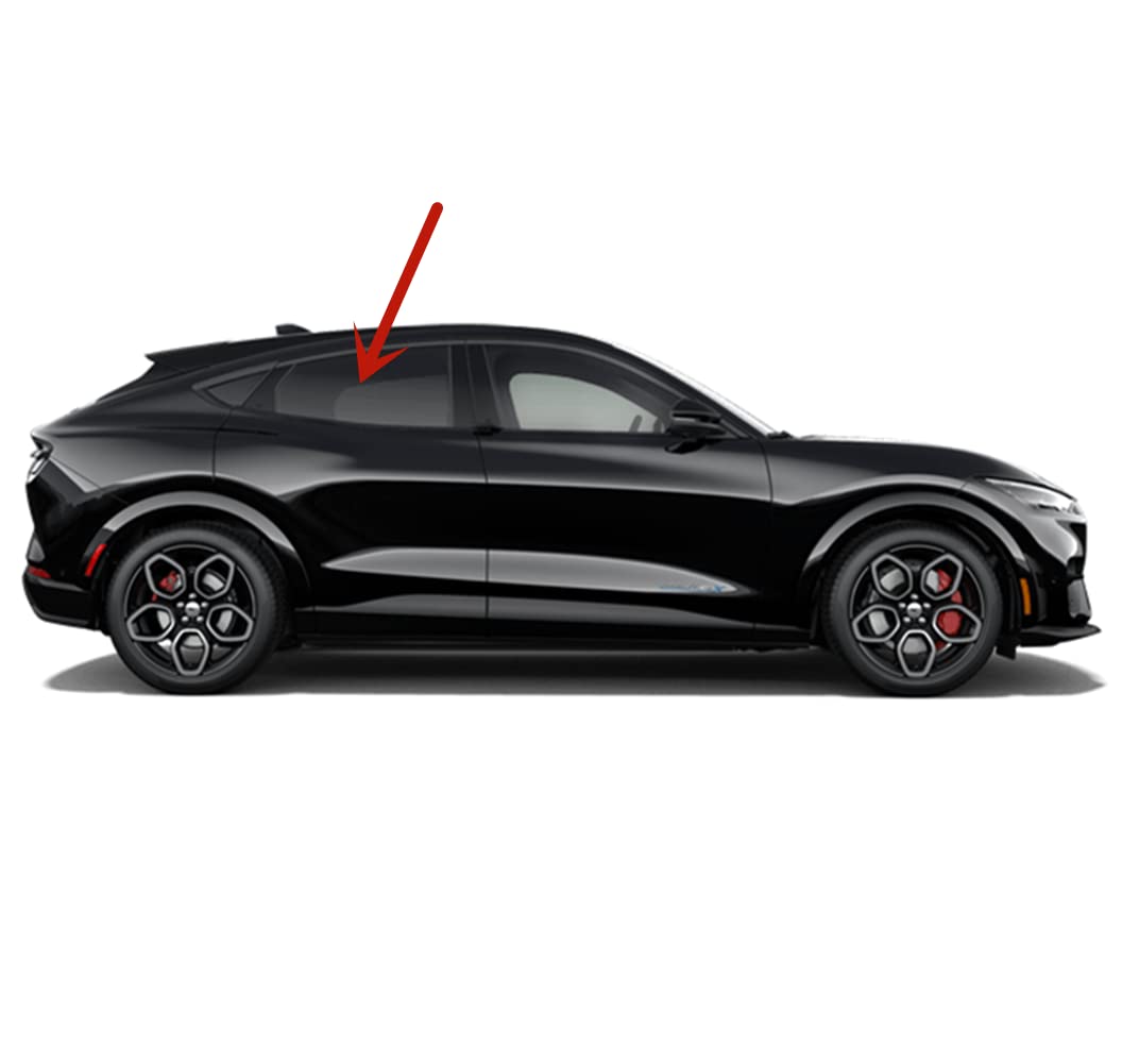 OEM Tempered Passenger Right Side Rear Door Window Door Glass Compatible with Ford Mustang Mach-E 2021-2025 Models
