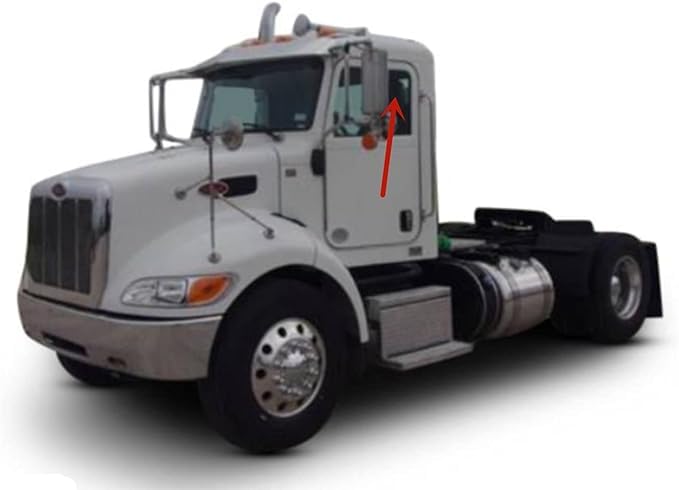 Driver Left Side Front Door Window Glass Compatible with 2008-2018 Peterbilt 325 / 335 / 337 2004-2022 Models