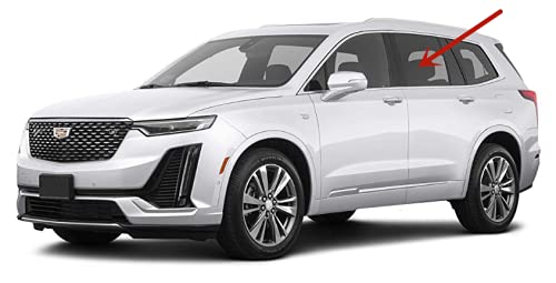Driver Left Side Rear Door Window Door Glass Privacy Compatible with Cadillac XT6 2020-2025 Models