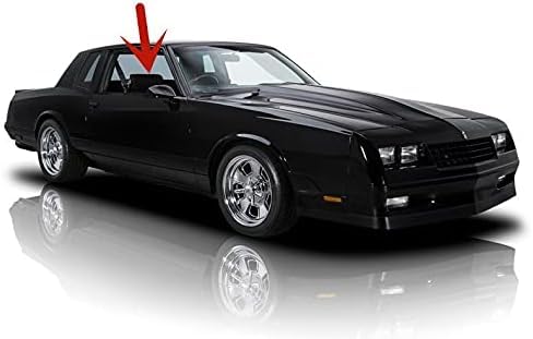 Passenger Right Side Door Window Glass Compatible with Buick Regal/Pontiac Grand Prix/Chevrolet Monte Carlo/Oldsmobile Cutlass/Oldsmobile Cutlass Supreme 2 Door Coupe 1979-1987 Models