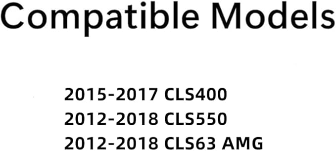 OEM Passenger Right Side Rear Door Window Door Glass Compatible with Mercedes Benz CLS63AMG / CLS550 / CLS400 4 Door Coupe 2012-2018 Models
