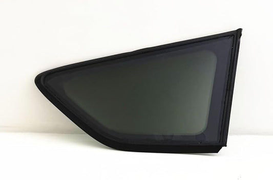 Black Frame Style Tempered Driver Left Side Rear Quarter Window Quarter Glass Compatible with Ford Escape 2013-2016 Models