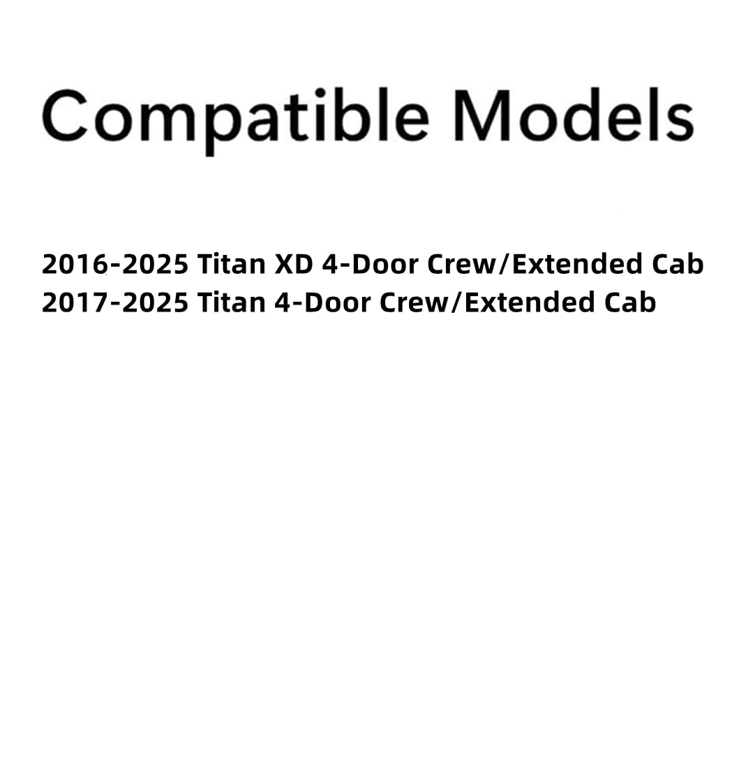 OE Power Heated Back Slider Back Window Glass Compatible with Nissan Titan / Titan XD 4 Door Crew/Extended Cab 2016-2025 Models