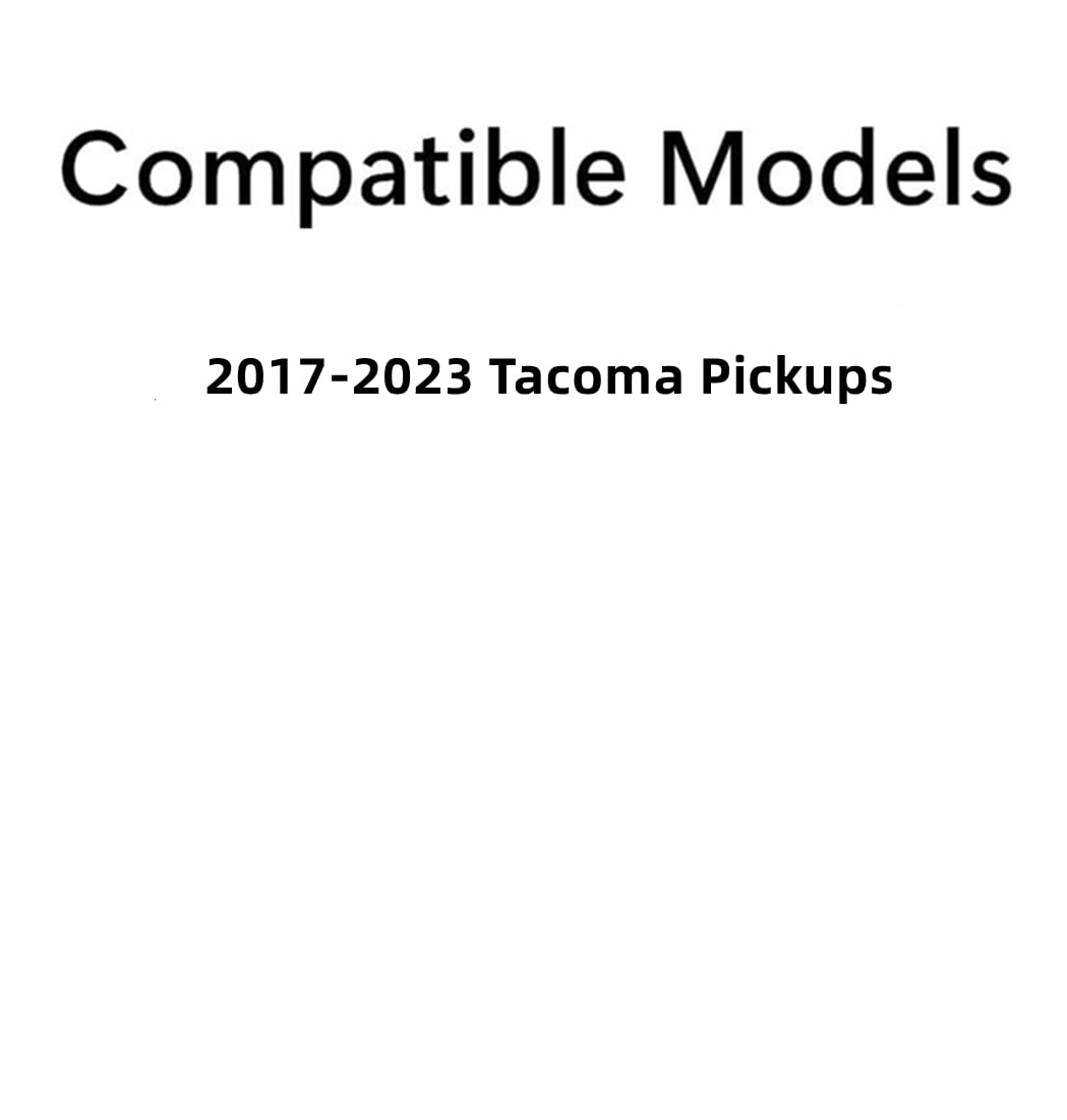 OE Sliding Back Window Glass Without Center Power Slider Compatible with Toyota Tacoma Pickup 2017-2023 Models
