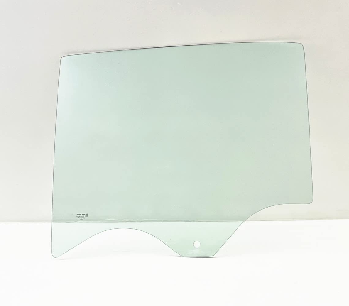 Clear Tempered Driver Left Side Rear Door Window Door Glass Compatible with Chevrolet Equinox 2018-2024 Models