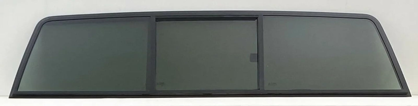 Rear Back Manual Slider Window Glass Compatible with Chevrolet / GMC C-Series K-Series 1979-1986 & R10 R20 R30 V10 V20 R2500 R3500 V2500 V3500 1987-1991 Pickup (Gasket Not Included)