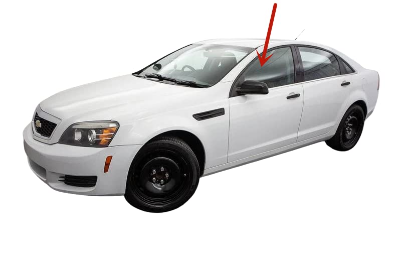 Driver Left Side Front Door Window Door Glass Compatible with Chevrolet Caprice 2012-2016 Models