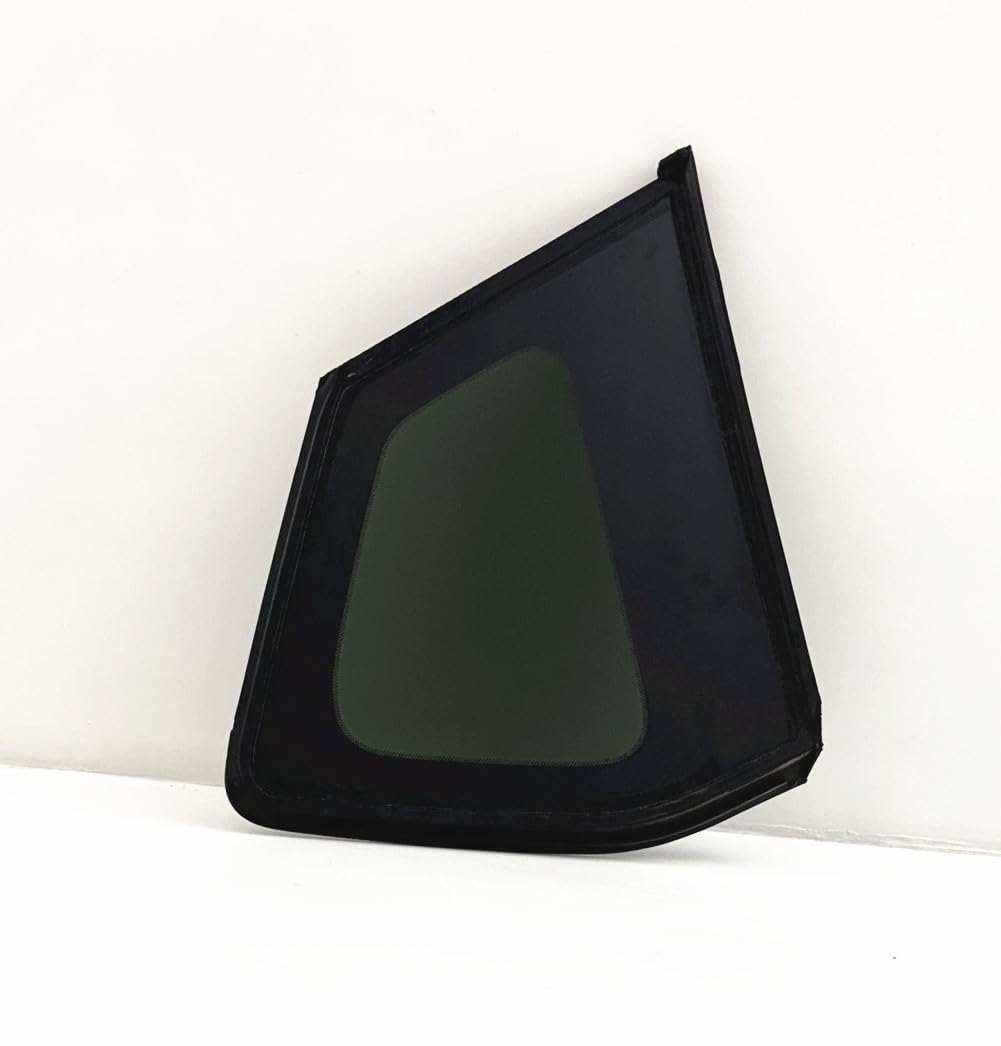 Chrome Moulding Style Tempered Driver Left Side Quarter Window Quarter Glass Compatible with Nissan Rogue 2021-2025 Models (Not For Rogue Sport)