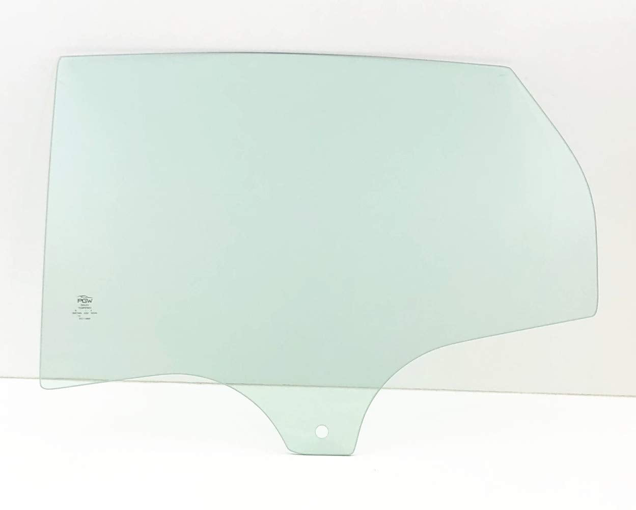 Driver Left Side Rear Door Window Door Glass Compatible with Ford Focus 2012-2018 Models (Not For Focus Rally Sport)