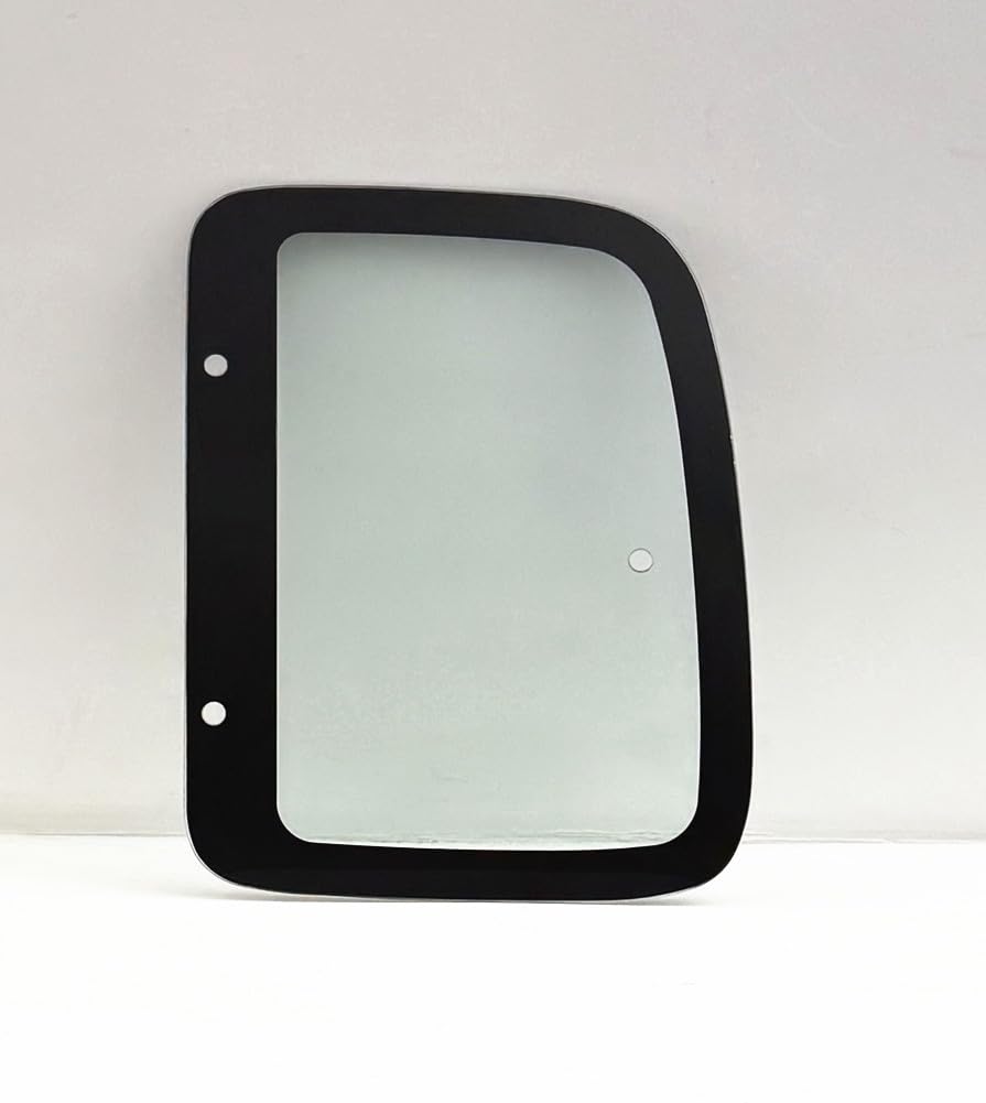 Tempered Driver Left Side Quater Window Quarter Glass Compatible with Toyota Tacoma Pickup 2-Door Extended Cab 1995-2000 Models