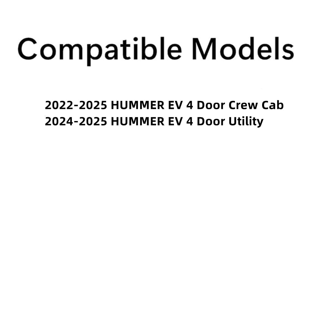 Tempered Driver Left Side Front Door Window Door Glass Compatible with GMC HUMMER EV Pickup & SUV 2022-2025 Models