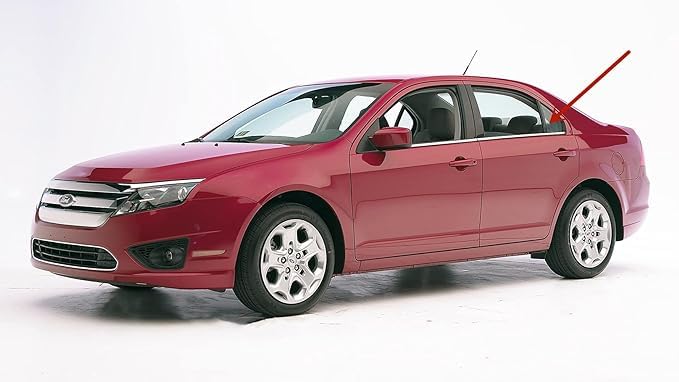 Driver Left Side Rear Vent Vent Glass Compatible with Lincoln MKZ 2007-2012 Models/Ford Fusion 2006-2012 Models/Mercury Milan 2006-2011 Models