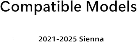 Tempered Driver Left Side Rear Door Window Door Glass Compatible with Toyota Sienna 2021-2025 Models