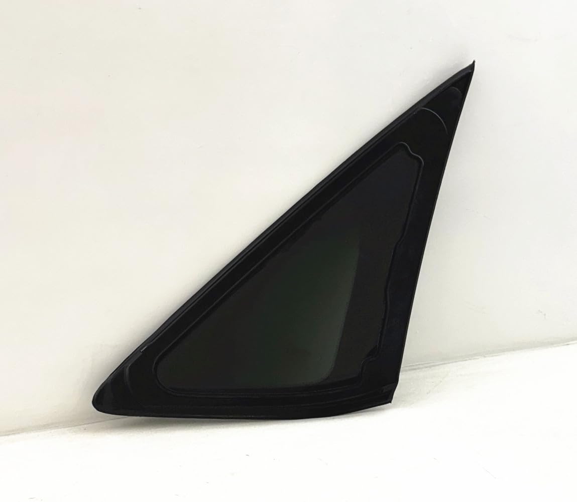 Tempered Driver Left Side Rear Quarter Window Quarter Glass Compatible with Lexus RX330 RX350 RX400h 2004-2009 Models