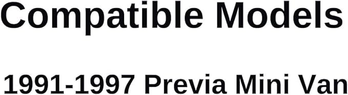 Passenger Right Side Front Door Window Door Glass Compatible with Toyota Previa 1991-1997 Models