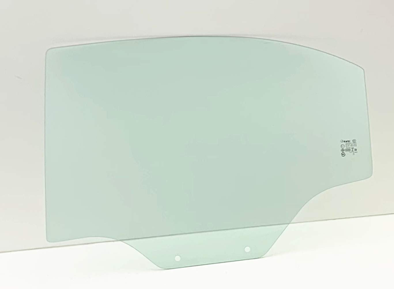 Driver Left Side Rear Door Window Door Glass Compatible with Chevrolet Aveo 4 Door Sedan 2007-2011 Models/Pontiac G3 4 Door Sedan 2006-2009 Models