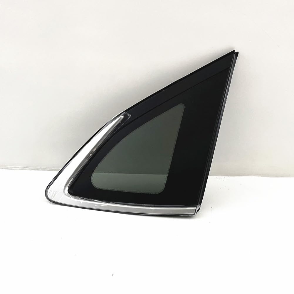 Chrome Moulding Style Passenger Right Side Rear Quarter Window Quarter Glass Compatible with Hyundai Tucson 2016-2021 Models