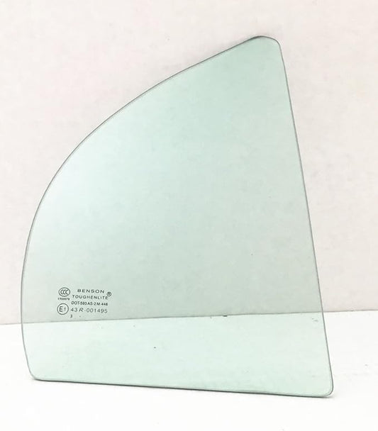 Passenger Right Side Rear Vent Window Glass Compatible with Kia Rio 4 Door Sedan 2006-2011 Models