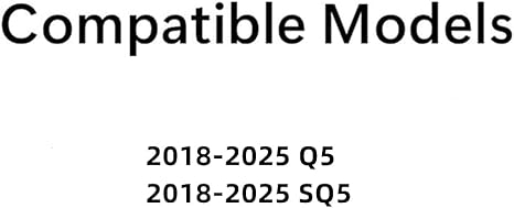 Tempered Driver Left Side Front Door Window Door Glass Compatible with Audi SQ5 / Q5 2018-2025 Models