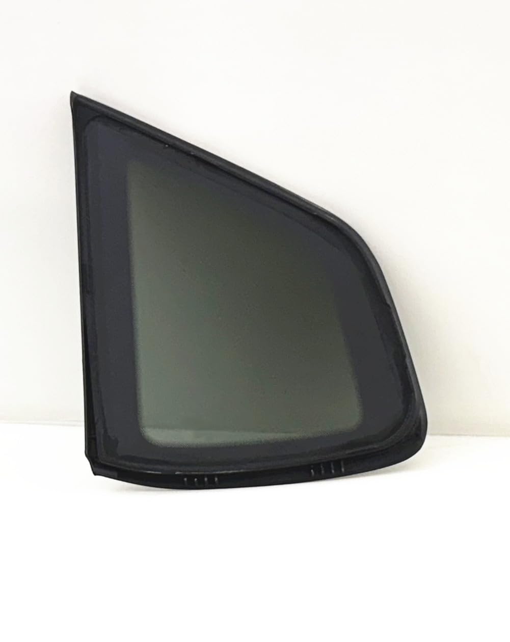 Tempered Partial Chrome Moulding Sytle Passenger Right Side Quater Window Quarter Glass Compatible with Volkswagen Taos 2022 Models