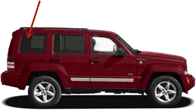 Passenger Right Side Quarter Window Quarter Glass Compatible with Jeep Commander 2006-2011 Models