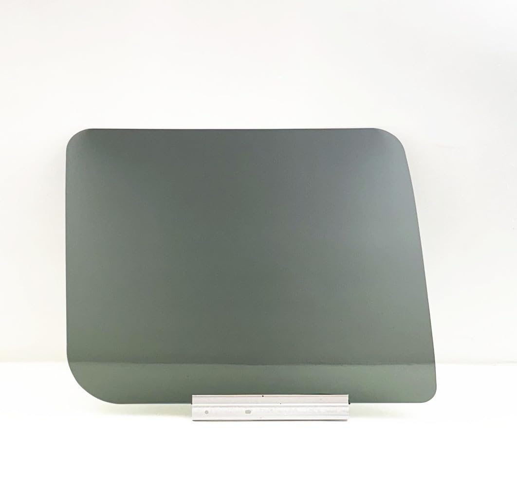 Tempered Driver Left Side Rear Door Window Door Glass Compatible with Ford F350 4-Door Crew Cab Pickup 1987-1994 Models