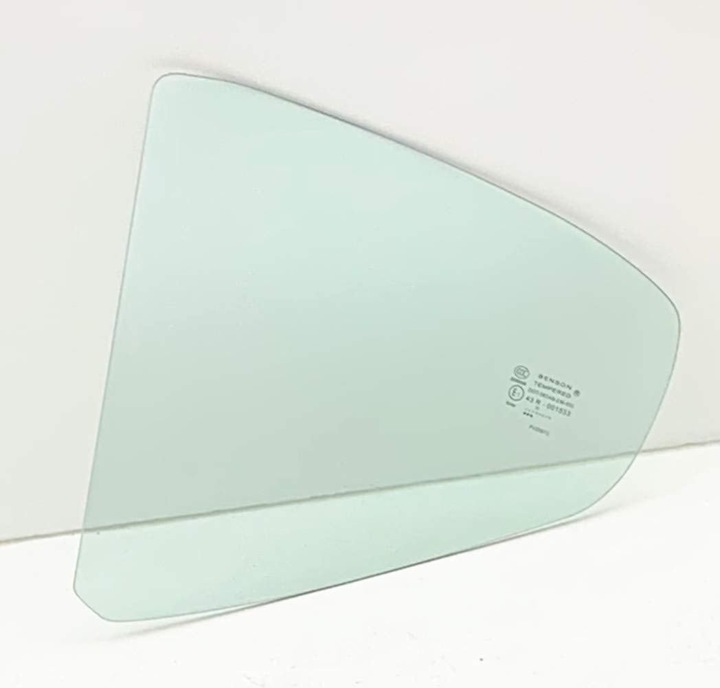 Driver Left Side Rear Vent Window Vent Glass Compatible with Kia Cadenza 2014-2016 Models