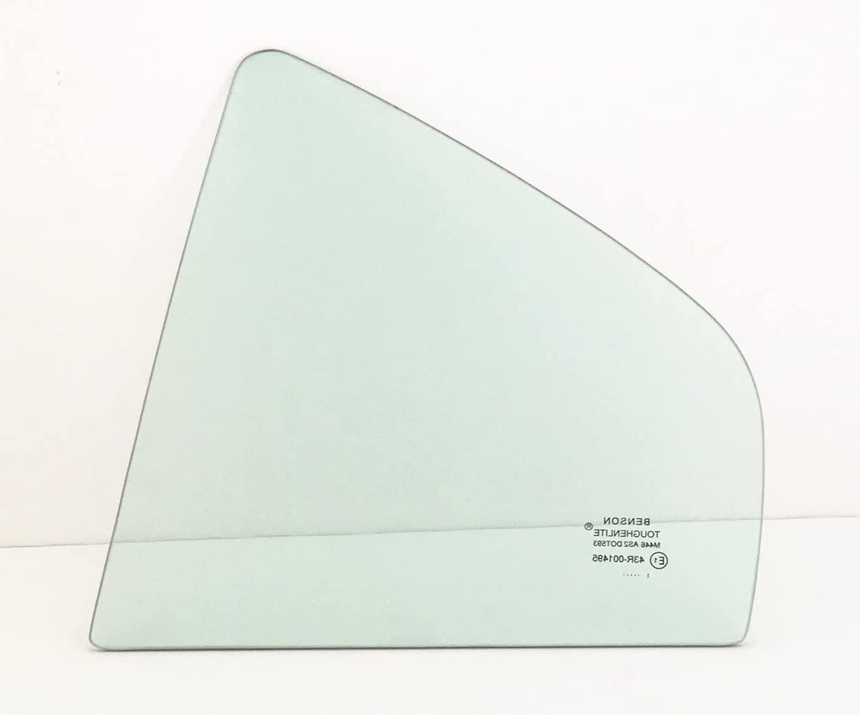 Driver Left Side Rear Vent Window Vent Glass Compatible with Mitsubishi Galant 4 Door Sedan 1999-2003 Models