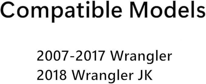 Driver Left Side Front Door Window Door Glass Compatible with Jeep Wrangler 2007-2017 Models/ Wrangler JK 2018 Models