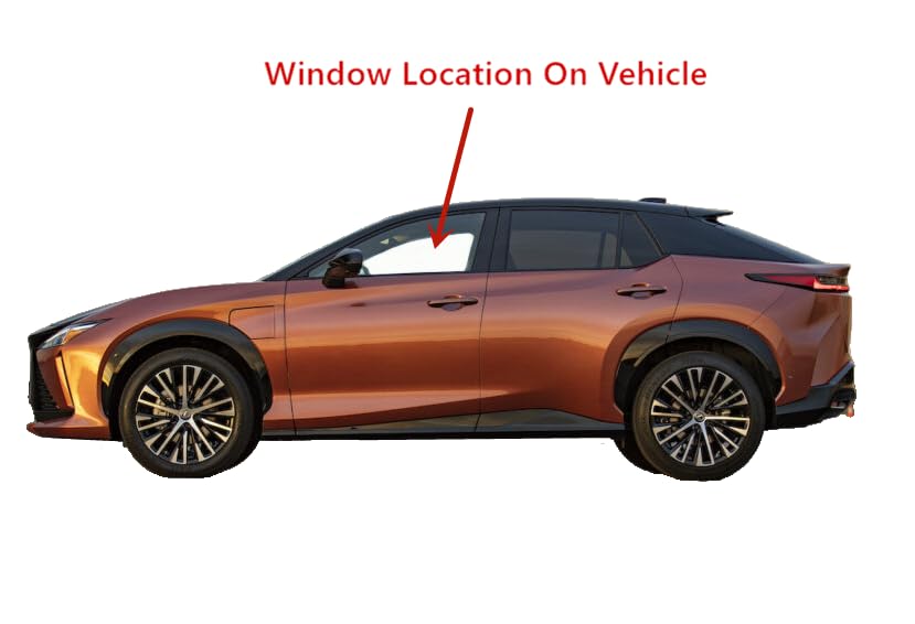 Laminated Driver Left Side Front Door Window Door Glass Compatible with Lexus RZ300e RZ450e 2023-2025 Models