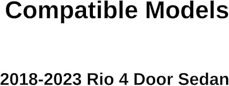 Heated Back Window Back Glass Compatible with Kia Rio 4 Door Sedan 2018-2023 Models