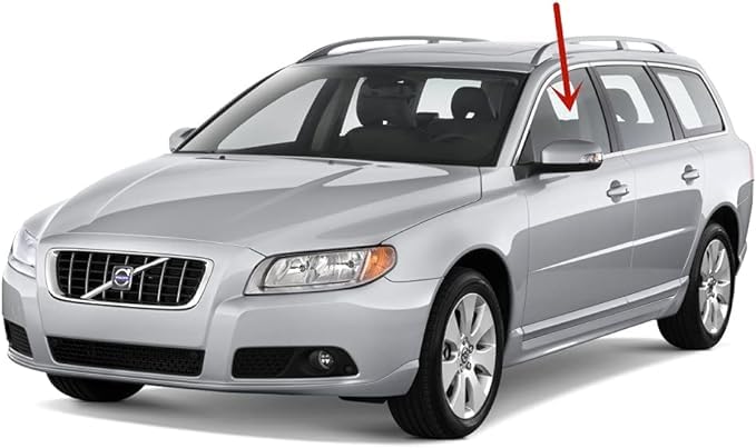 Driver Left Side Front Door Door Glass Compatible with Volvo S60 2001-2009 Models/Volvo XC70 V70 2001-2007 Models