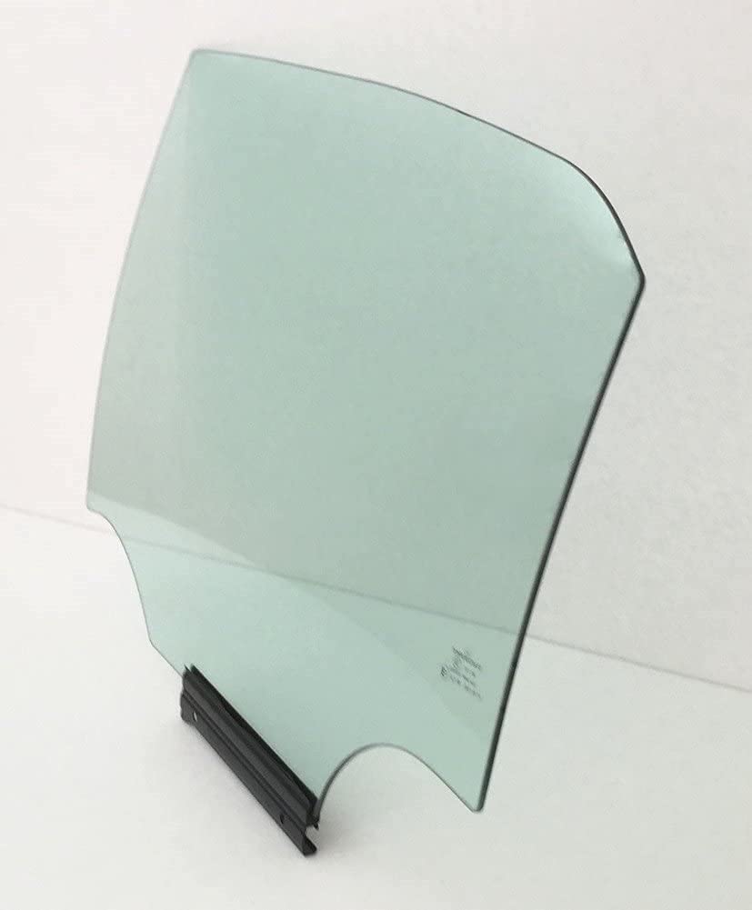 Driver Left Side Rear Door Window Door Glass Compatible with Toyota Corolla/Chevrolet Prizm 1998-2002 Models