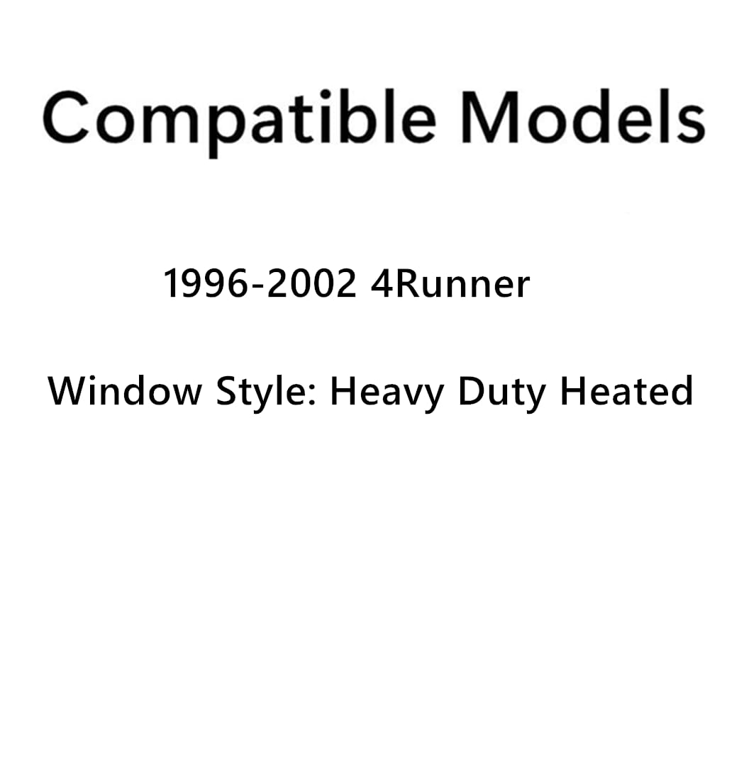 Privacy Heavy Duty Heated Rear Tailgate Window Back Glass Compatible with Toyota 4Runner 1996-2002 Models