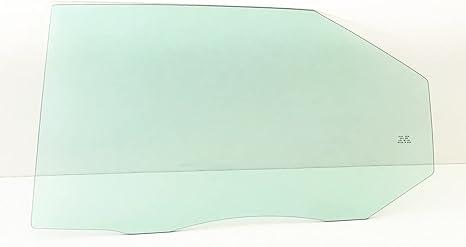 Driver Left Side Rear Door Window Door Glass Compatible with Kia Forte 4 Door Hatchback 2011-2013 Models