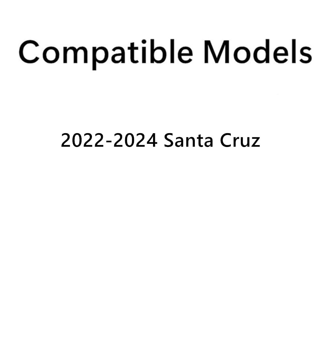 Stationary Heated Rear Back Window Back Glass Compatible with Hyundai Santa Cruz 2022-2024 Models