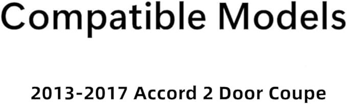 Heated Back Window Back Glass Compatible with Honda Accord 2 Door Coupe 2013-2017 Models