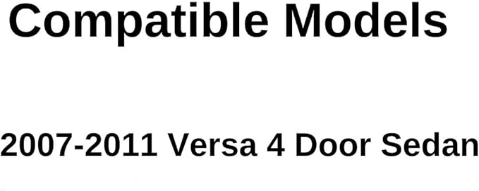 Heated Back Window Back Glass Compatible with Nissan Versa 4 Door Sedan 2007-2011 Models