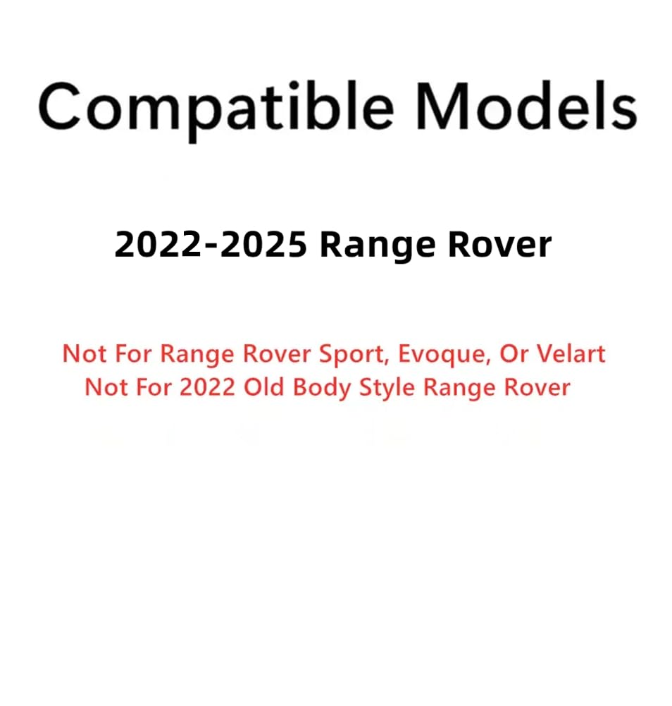 Laminated Driver Left Side Front Door Window Door Glass Compatible with Land Rover Range Rover 2022-2025 Models (Not For Sport, Evoque, Or Velart)