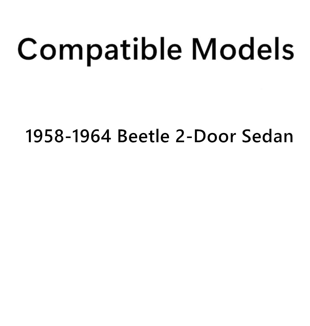 Laminated Front Windshield Window Glass Compatible with Volkswagen Beetle 1958-1964 2-Door Sedan Models