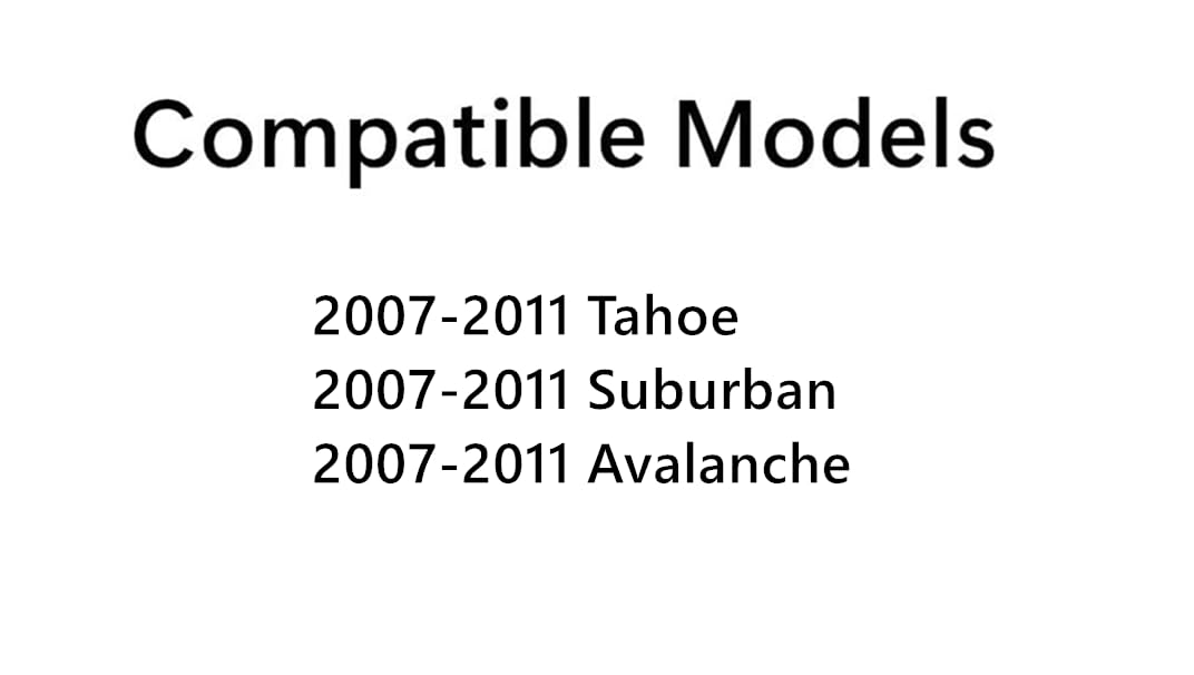 Tempered Privacy Passenger Right Side Front Door Window Door Glass Compatible with Chevrolet Tahoe Suburban Avalanche 2007-2011 Models