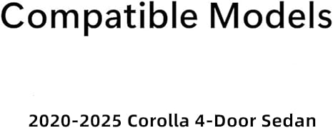 Heated Rear Glass Back Window Compatible with Toyota Corolla 4 Door Sedan 2020-2025 Models