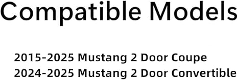 Driver Left Side Door Window Door Glass Compatible with Ford Mustang 2-Door Coupe 2015-2025,Mustang 2-Door Convertible 2015-2025 Models