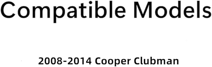 Driver Left Side Door Window Door Glass Compatible with Mini Cooper Clubman 2 Door Hatchback 2008-2014 Models