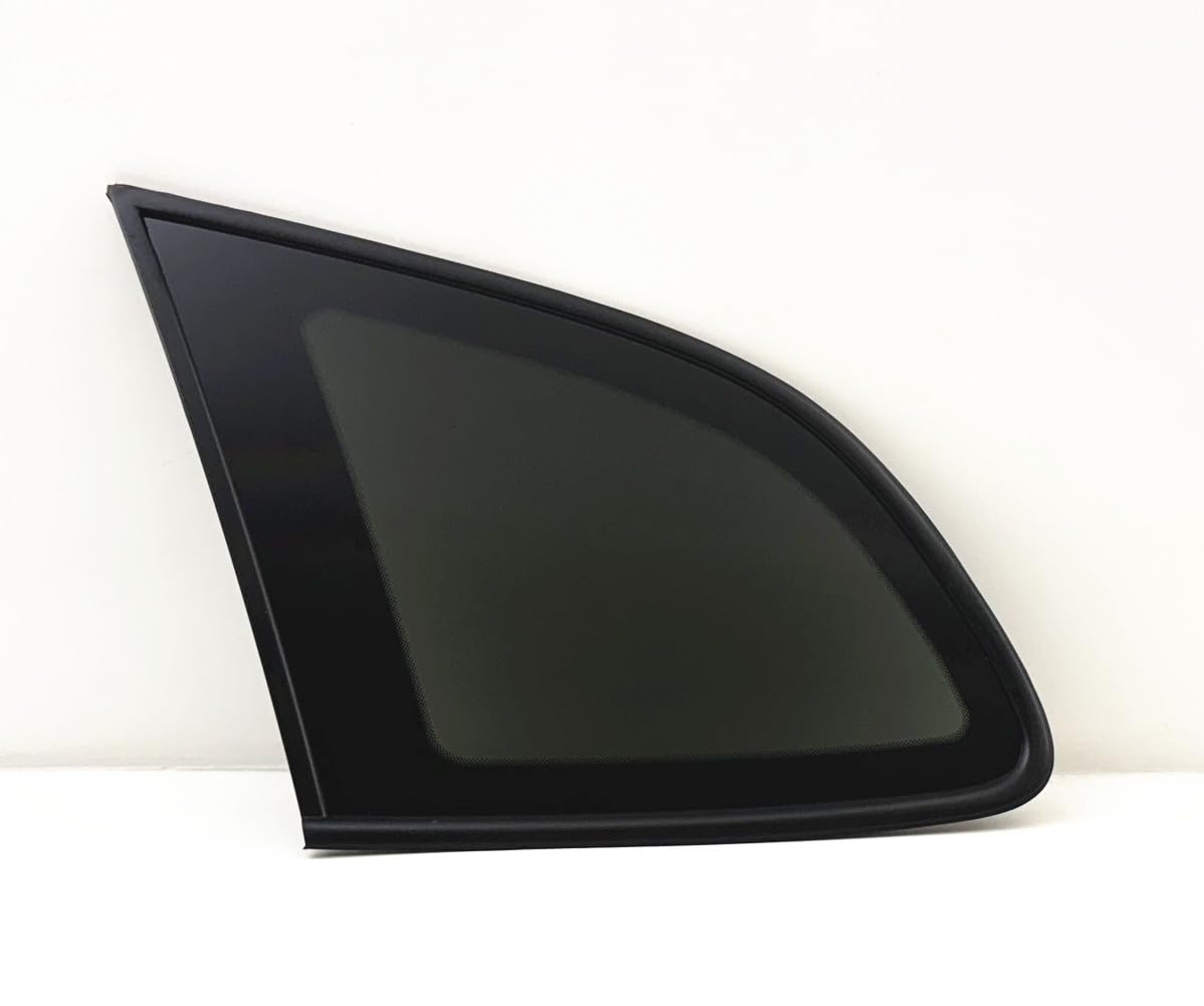 Tempered Driver Left Side Quarter Window Quarter Glass Compatible with Hyundai Santa Fe 2007-2012 Models