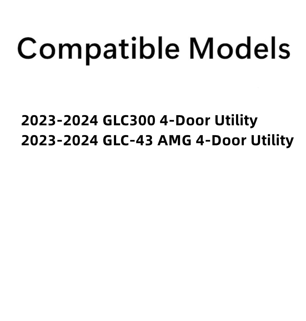 Tempered Driver Left Side Front Door Window Door Glass Compatible with Mercedes Benz GLC-Class GLC300 GLC43AMG 2023-2024 Models