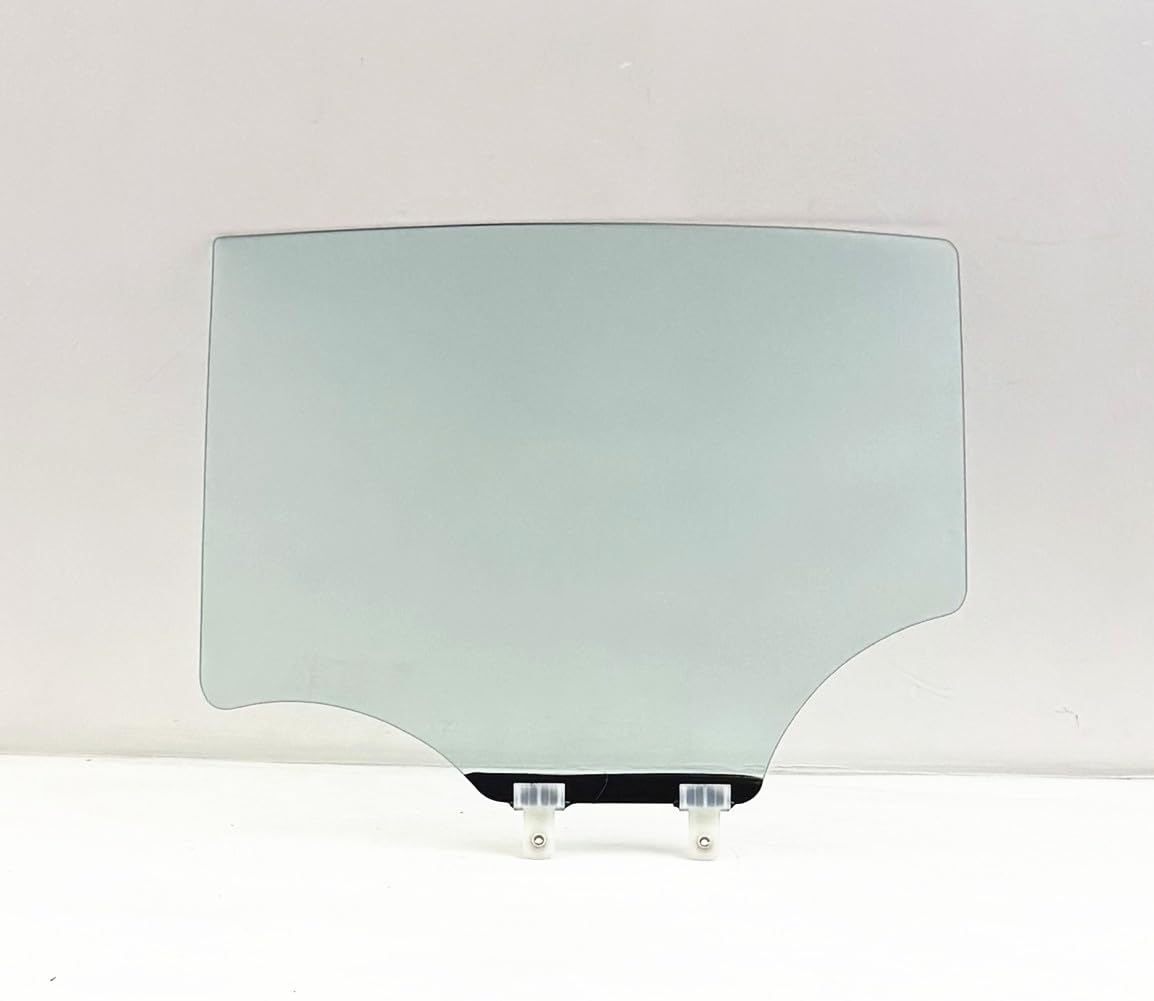 Tempered Driver Left Side Rear Door Window Glass Compatible with Kia Rio 4-Door Sedan 2018-2023 Models