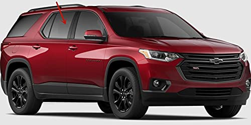 Privacy Passenger Right Side Rear Door Window Door Glass Compatible with Chevrolet Traverse 2018-2023 Models