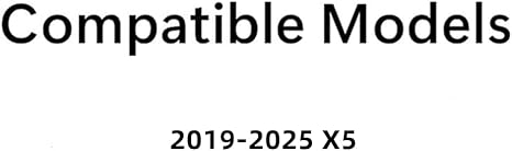 Tempered Driver Left Side Front Door Window Door Glass Compatible with BMW X5 2019-2025 Models